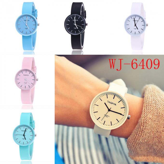 Заклеймленные женщины наручных часов вычуры бренда Вал-утехи ВДЖ9008 заменимые минималистские дозором женщин силикона