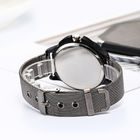 WJ-7776 Stainless Steel Mesh Quartz Strap Wrist Watch For Women