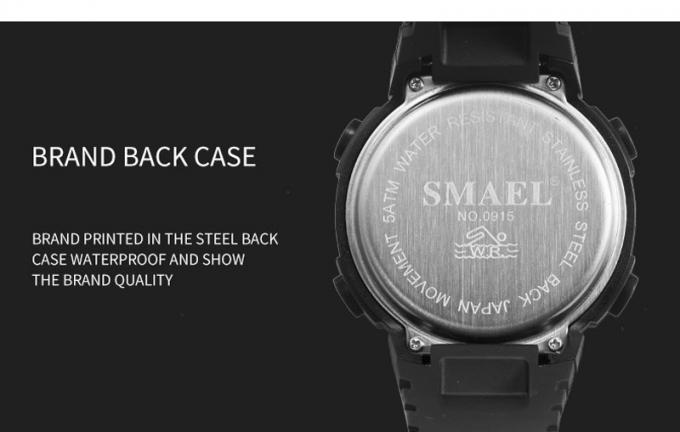 Люди бренда моды WJ-7702 наблюдают логотипа OEM цифров Handwatches даты SMAEL наручные часы водоустойчивого автоматического изготовленного на заказ пластиковые