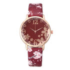 WJ-7877 Beautiful Flower Leather Band Creative Latest Woman Watch For Girl Student Match Color Stylish Charming Ladies Watches